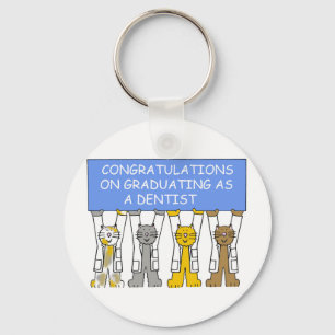 Congratulations on Graduating as a Dentist Keychain