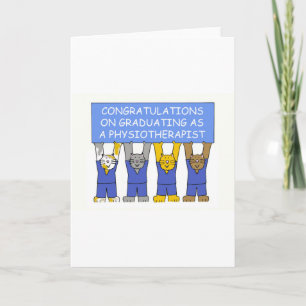 Congratulations on Graduating as a Physiotherapist Card