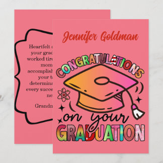 Congratulations on Graduation Invitation
