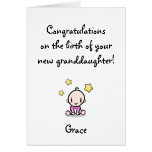 Congratulations On Granddaughter, Grandparents, Cards
