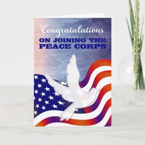 Congratulations on Joining the Peace Corps Card