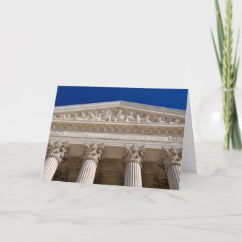 Congratulations On Law Degree Supreme Court Card by bbourdages at Zazzle