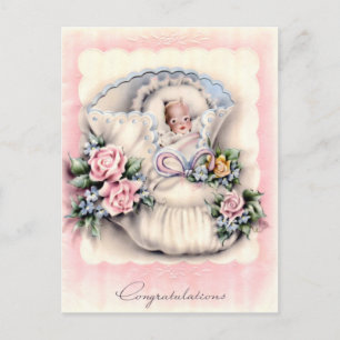 Congratulations On New Baby Postcard