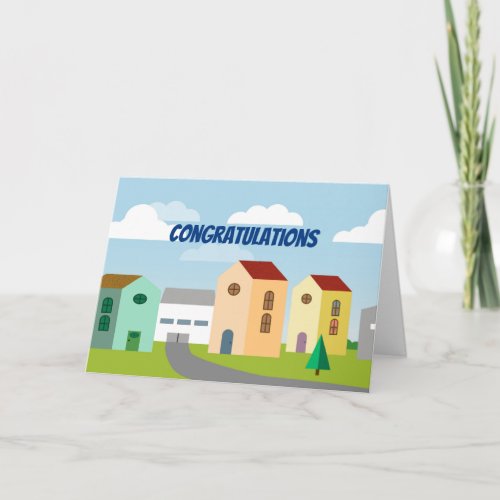 Congratulations On New Home Card