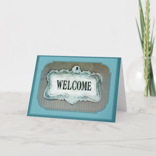 Congratulations on new home welcome home card