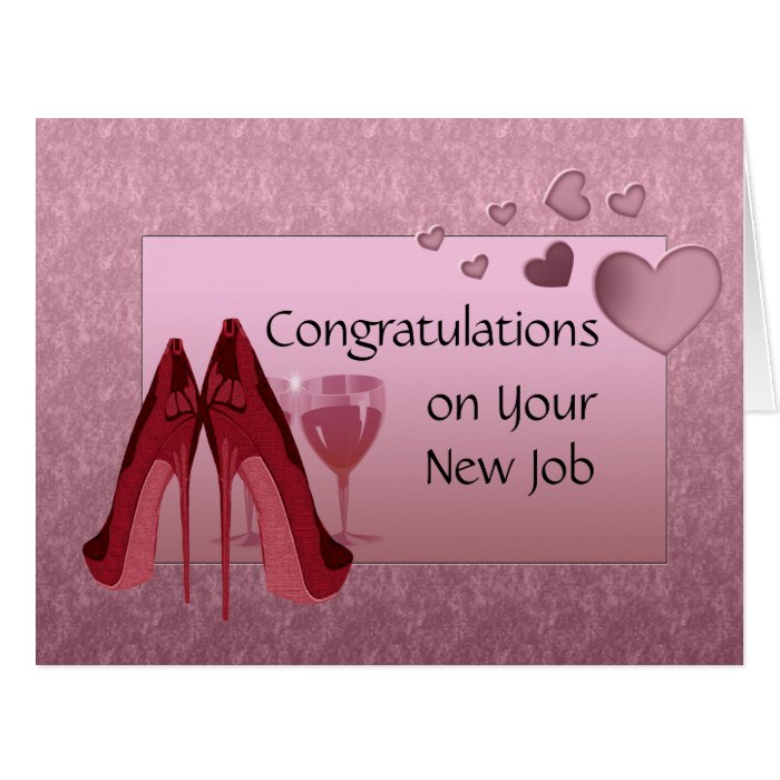 Congratulations on New Job Greeting Card