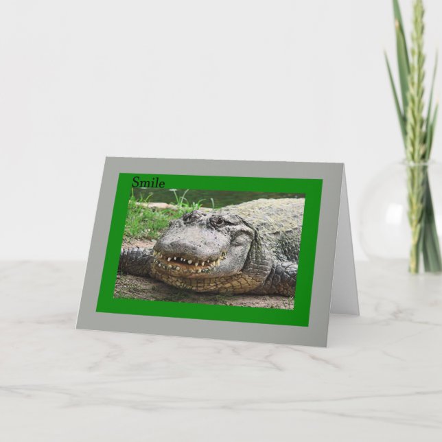 Congratulations on New Set of Teeth Card (Front)