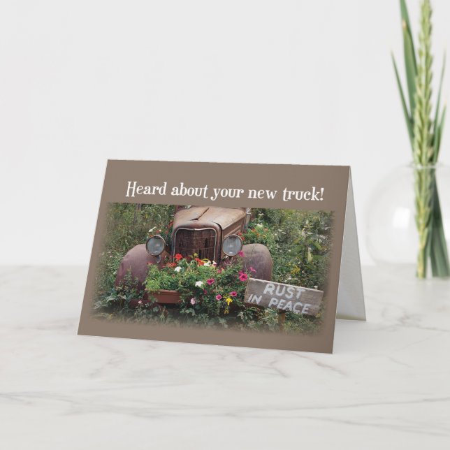 Congratulations on New Truck Card (Front)