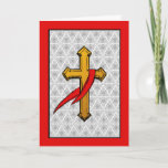 Congratulations On Ordination As Deacon, Red Stole Card at Zazzle