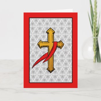 Congratulations On Ordination As Deacon  Red Stole Card by ShoaffBallanger at Zazzle