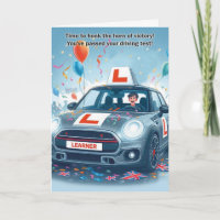 Congratulations on Passing Driving Test (Male)