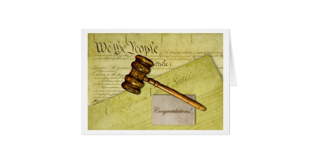 Congratulations On Passing The Bar Exam Card Zazzle