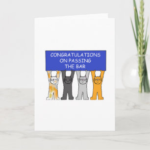 Congratulations on Passing the Bar Exam Card
