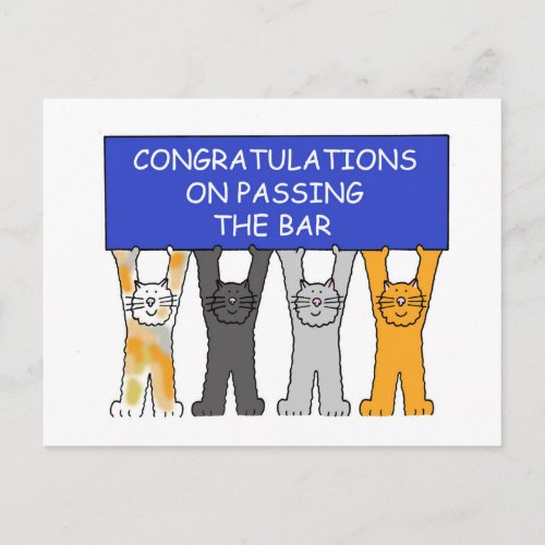 Congratulations on Passing the Bar Exam Postcard