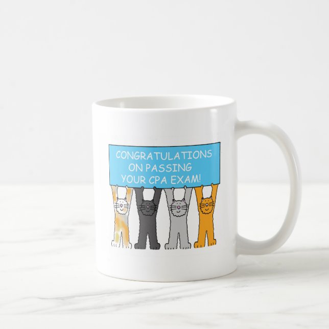Congratulations on Passing the CPA Exam Coffee Mug (Right)