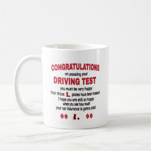 Congratulations on Passing Your Driving Test Coffee Mug