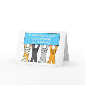 Congratulations on Passing Your Exams. Card