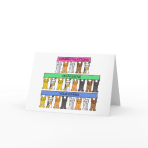 Congratulations on Passing Your Exams. Card