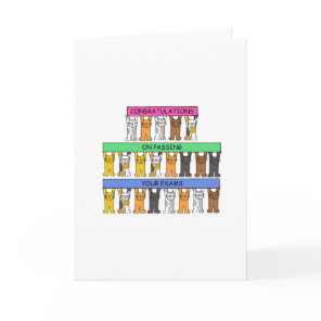Congratulations on Passing Your Exams. Card