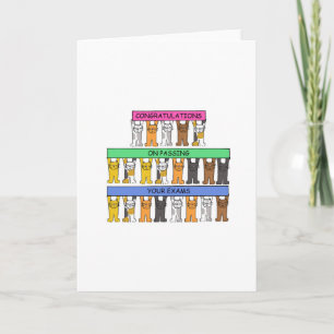 Congratulations on Passing Your Exams. Card