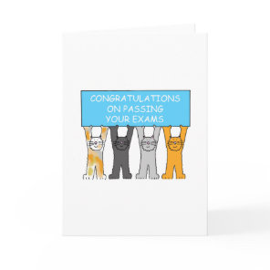 Congratulations on Passing Your Exams. Card