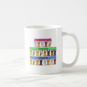 Congratulations on Passing Your GCSEs Cats Coffee Mug