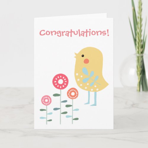 Congratulations on pregnancy New Baby Scandinavia Card