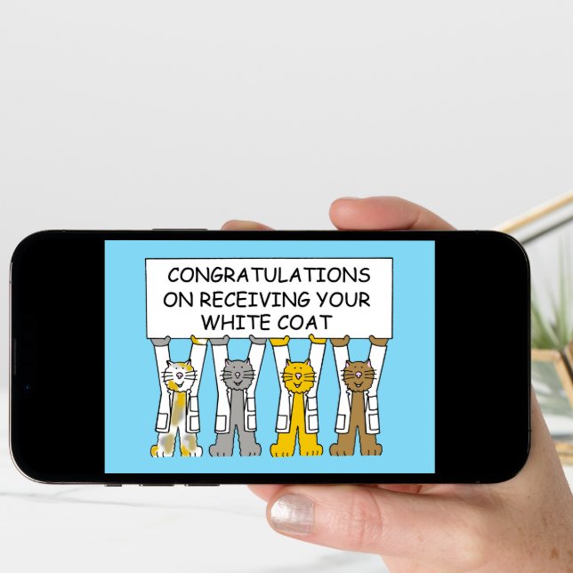 Congratulations on Receiving Your White Coat Card (Front Digital)