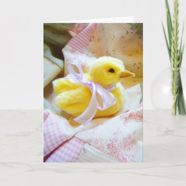 Congratulations on the arrival of your new baby card (Front)