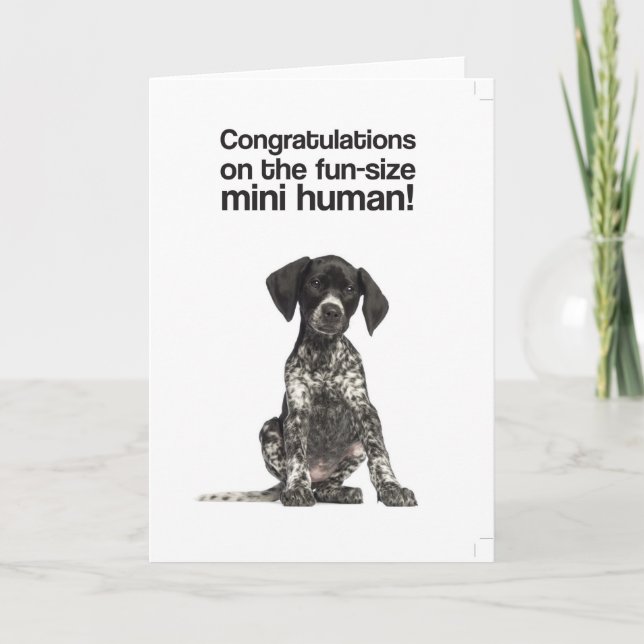 Congratulations on the mini human (GSP) - Card (Front)