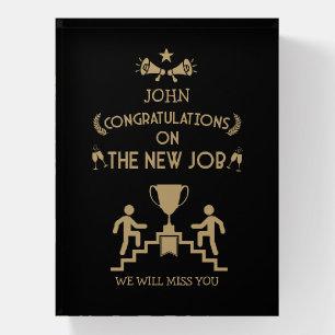 Congratulations On The New Job Paperweight
