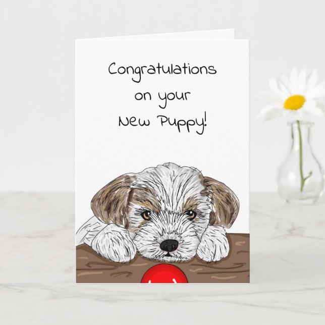 Congratulations on the New Puppy! Card