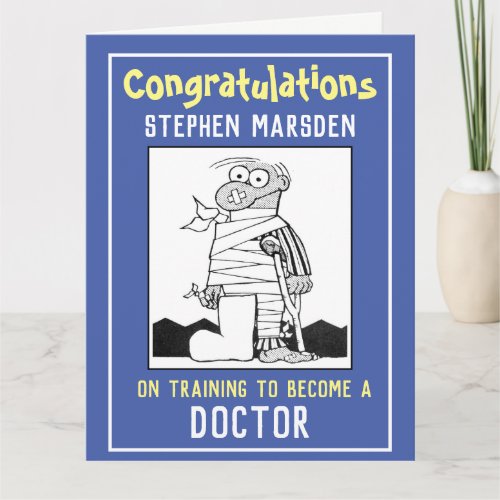 Congratulations on Training to be a Doctor Card