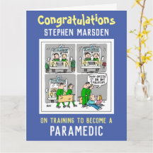 Congratulations on Training to be a Paramedic Card