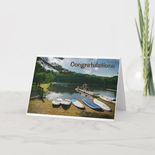 CONGRATULATIONS ON YOU NEW LAKE HOUSE CARD
