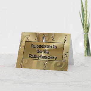 Congratulations On Your 50th Wedding Anniversary Card