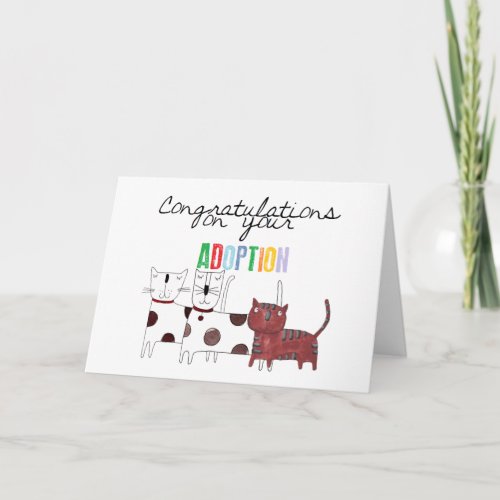 Congratulations on your adoption card