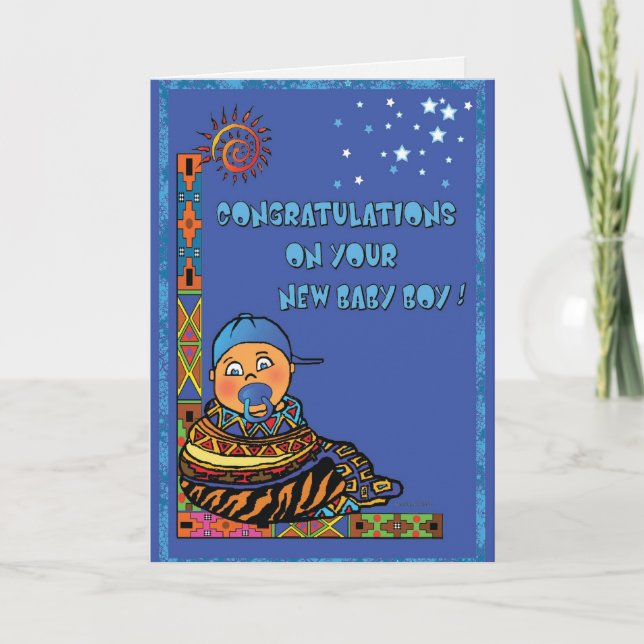 Congratulations on your Baby Boy Card (Front)