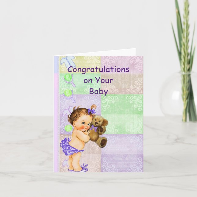 Congratulations on Your Baby Card (Front)