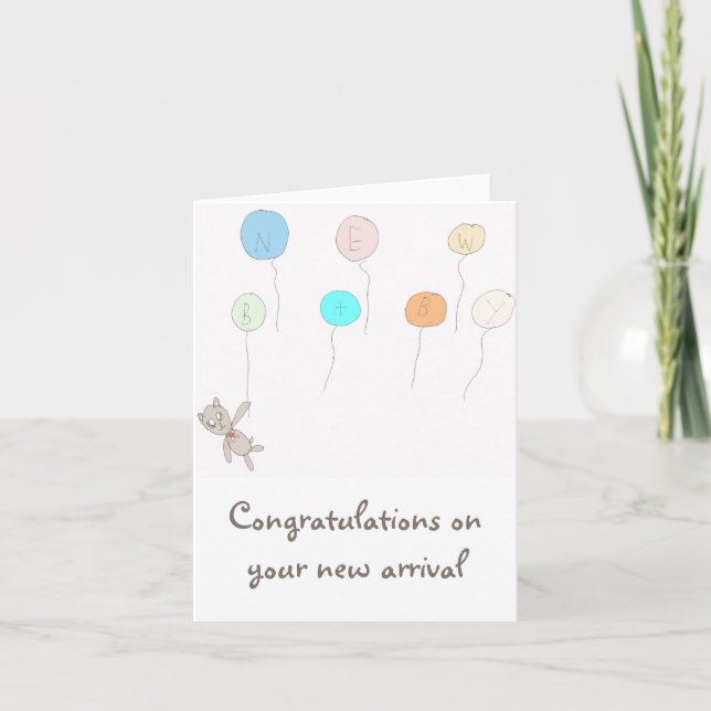 Congratulations on your Baby! Card (Front)