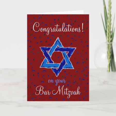 Congratulations On Your Bar Mitzvah Card