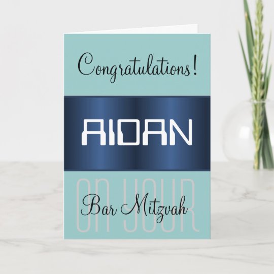 Congratulations on your Bar Mitzvah Card