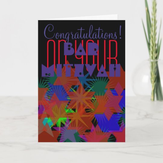Congratulations on your Bar Mitzvah Card