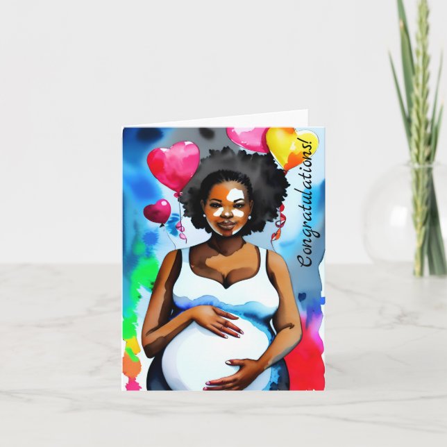Congratulations on your Bump! Card (Front)