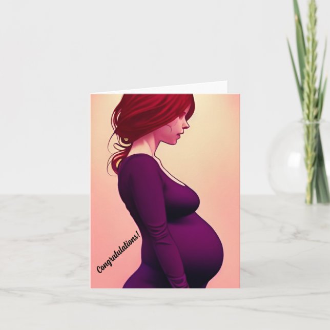 Congratulations on your Bump! Card (Front)