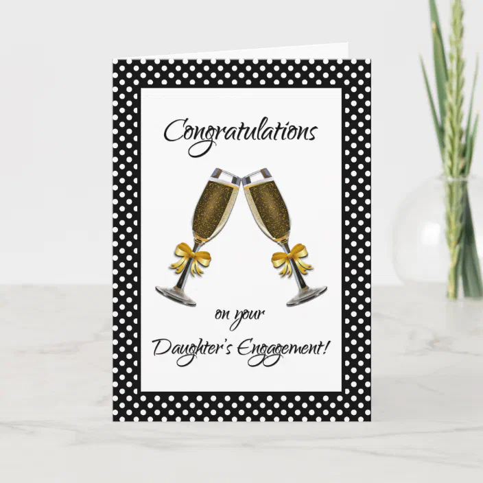Congratulations On Your Daughter S Engagement Card Zazzle Com