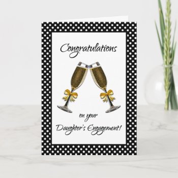 Congratulations On Your Daughter's Engagement! Card by GoodThingsByGorge at Zazzle