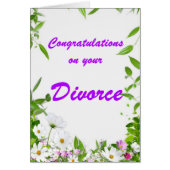 Congratulations on your Divorce (Front)