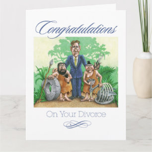 Congratulations On Your Divorce Card