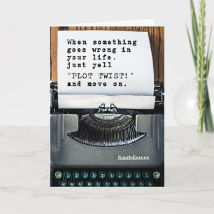 Congratulations on Your Divorce "Plot Twist" Card